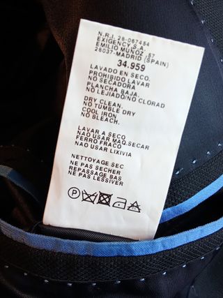 Blazer Caballero Azul Marino T/M