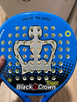 Pala de pádel Black Crown Tiger
