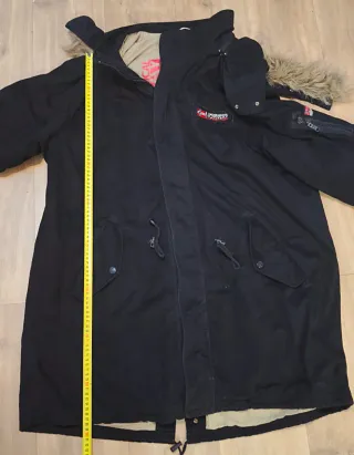 Abrigo Geographical Norway Negro XXXL