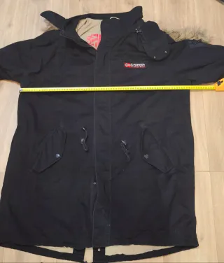 Abrigo Geographical Norway Negro XXXL