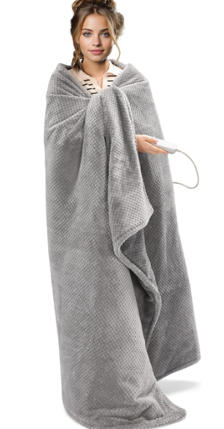 Manta Eléctrica Gris Suave