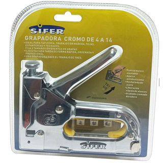 Grapadora Sifer Cromada Profesional