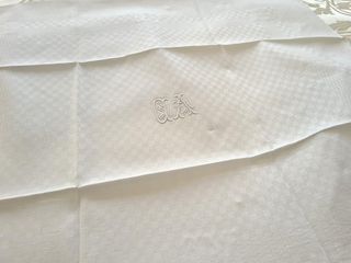 12 tovaglioli francesi con monogramma DA