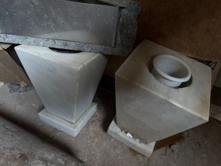 Floreros,figuras de marmol para lapidas