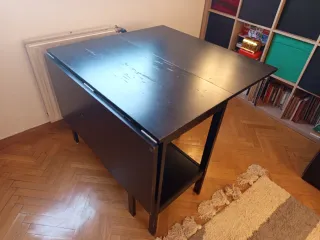 Mesa plegable Ikea negra
