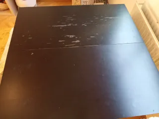 Mesa plegable Ikea negra