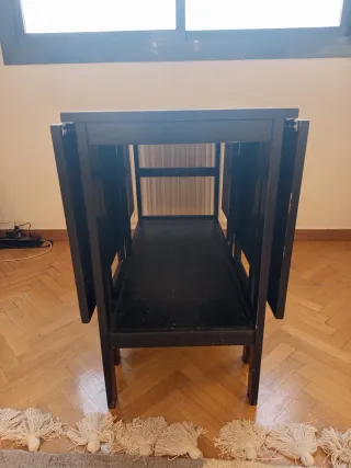Mesa plegable Ikea negra