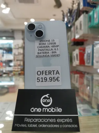 IPHONE 15 128GB AZUL