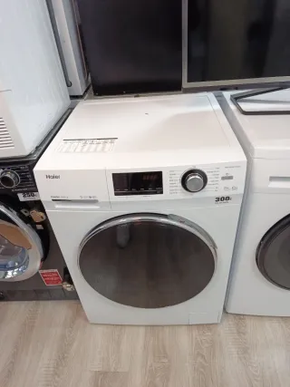 Lavadora Secadora Haier Blanca