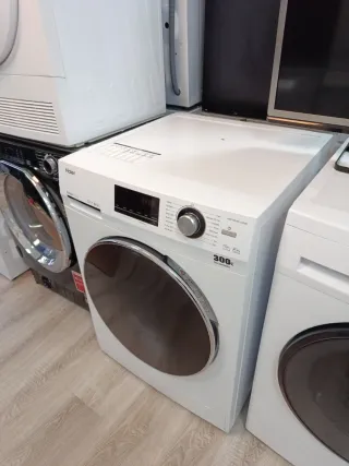 Lavadora Secadora Haier Blanca