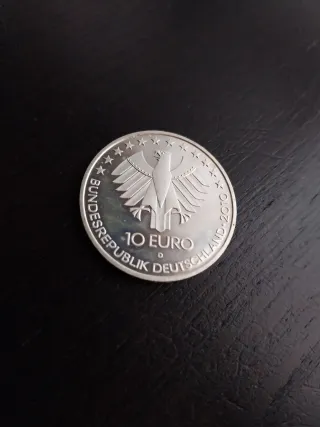 Moneda Plata 10 Euros Alemania 2010