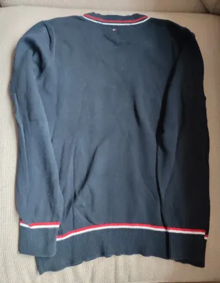 Jersey Tommy Hilfiger Azul Marino con Rojo