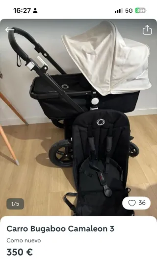 Bugaboo Camaleon 3 coche bebé