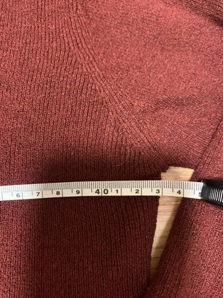 Jersey burdeos Mango con cinturón