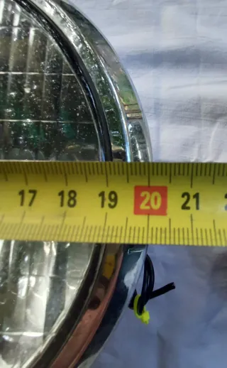 Coppia Fari Carello Cromati