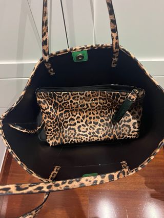 Bolso Lola Casademunt Verde Gran Capacidad