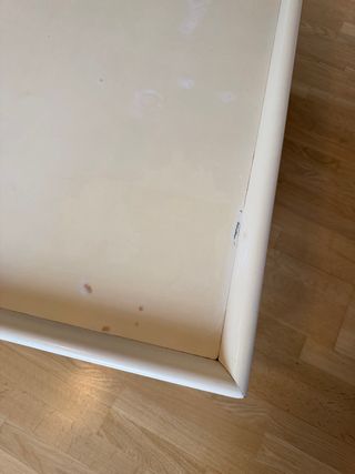 Mesa de centro colonial lacada blanco