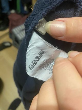 Sudadera Napapijri Talla S Azul Marino Unisex