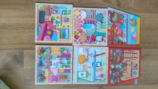 Puzzle Montessori My Little House Headu