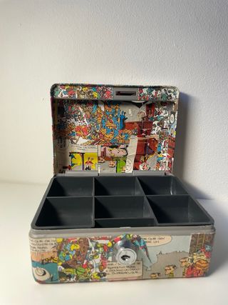 Caja Fuerte Metálica Decorada Comic
