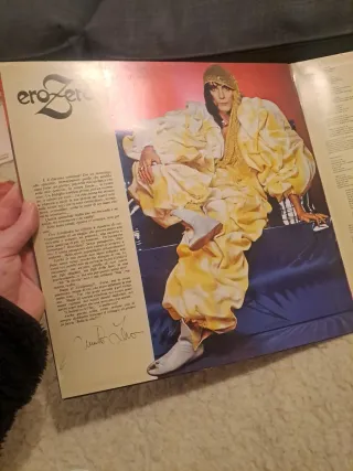 Vinile Renato Zero EROZERO autografato 33 giri