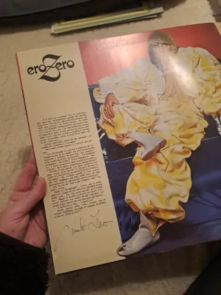 Vinile Renato Zero EROZERO autografato 33 giri