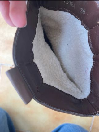 Botines de cuero marrones