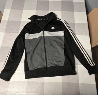 Conjunto chándal Adidas negro y gris