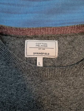 Jersey Gris y Burdeos