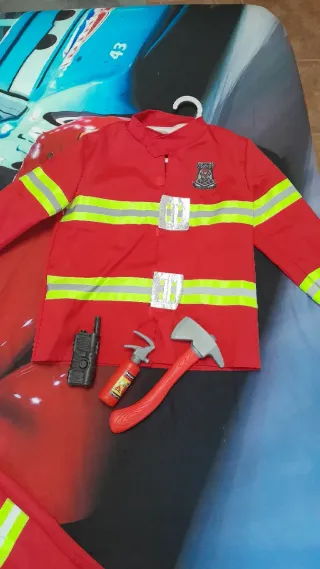 Disfraz Bombero Niño/a Talla 7-9Años