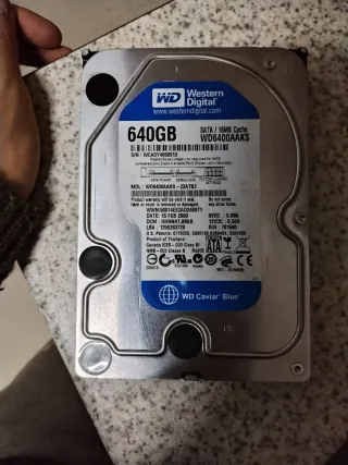 Disco Duro Western Digital 640GB