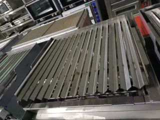 Barbacoa a gas de piedra volcánica 600 mm.