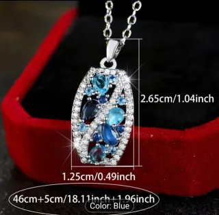 Conjunto Colgante, Pendientes y Anillo