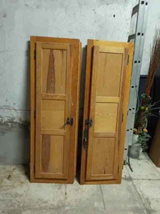 Ventanas madera pino con contraventanas