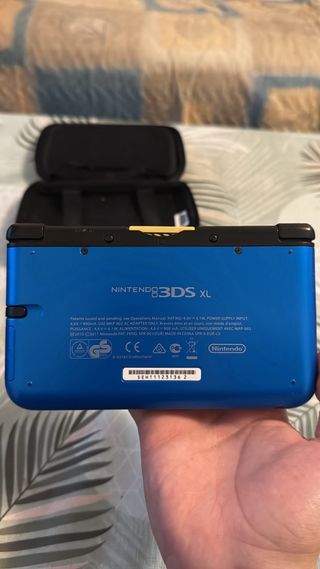 Nintendo 3DS XL azul edición Mario Bros
