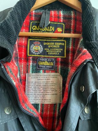 Cazadora Garibaldi Vintage Negra