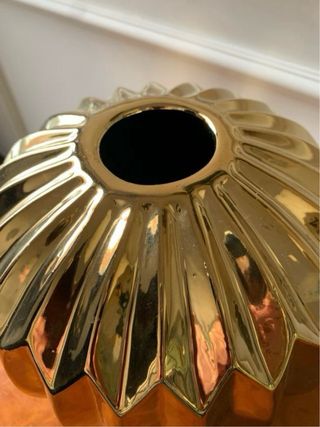 Jarrón Zara Home Dorado