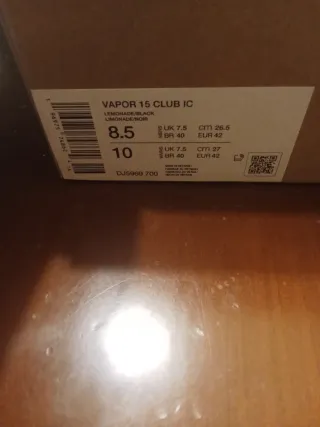 Zapatillas Nike Talla 38,5 Naranja/Blanco