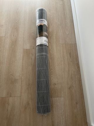 12 Rollos Cañizo PVC Doble Cara Gris