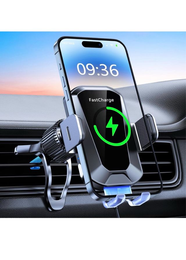 Cargador Inalámbrico Coche Fast Charge