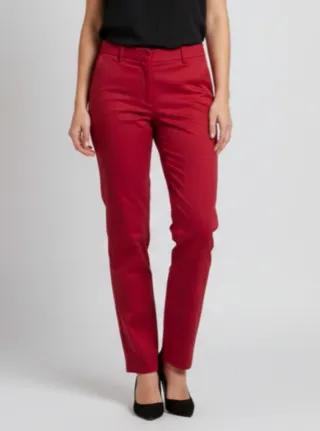 Pantalones rojos elegantes