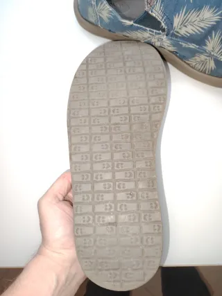 Sanuk Scarpe Fantasia Foglie Blu