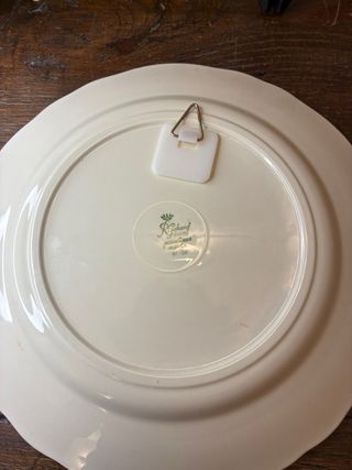 Richard Ginori Coppia Piatti Porcellana Pesci