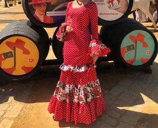 Traje de flamenca hecho a mano