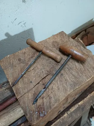 Pareja Barrenas Antiguas