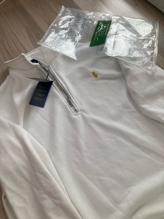 Polo Ralph Lauren Jersey Beige/Blanco