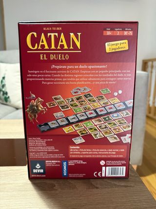 Catan El Duelo Juego de Cartas 2 Jugadores