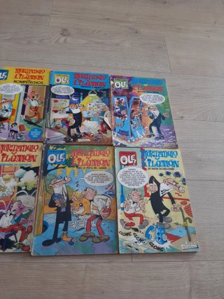 Lote de 10 tebeos de Mortadelo y Filemón
