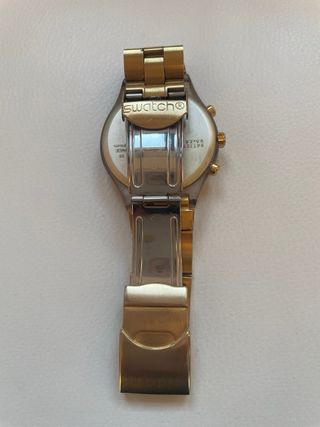 Reloj Swatch Dorado Cronógrafo