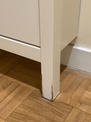 Zapatero Ikea Hemnes Blanco y Madera